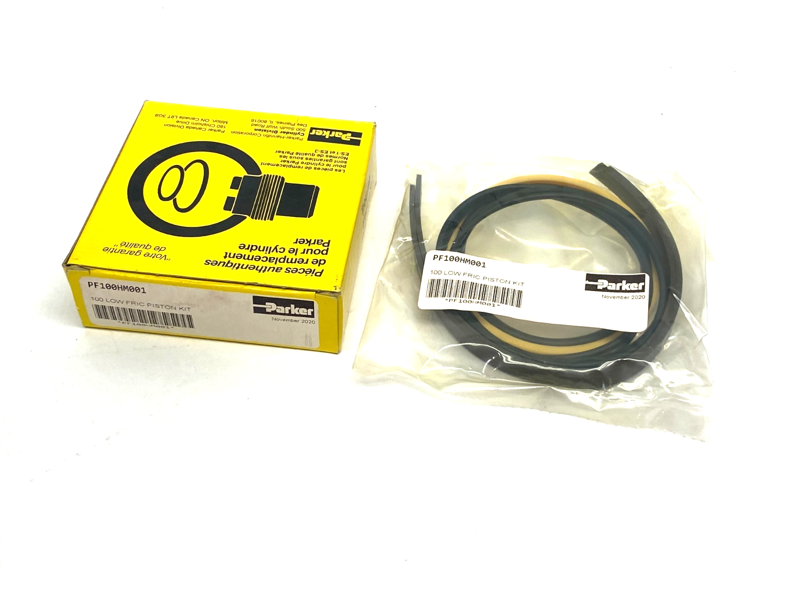 Parker PF100HM001 Low-Friction Piston Seal Kit - Maverick Industrial Sales
