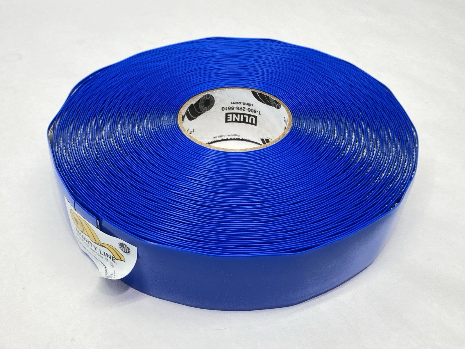 S-19801BLU | Uline Mighty Line Deluxe Safety Tape 2" x 100' Blue - New – Open box - Maverick Industrial Sales