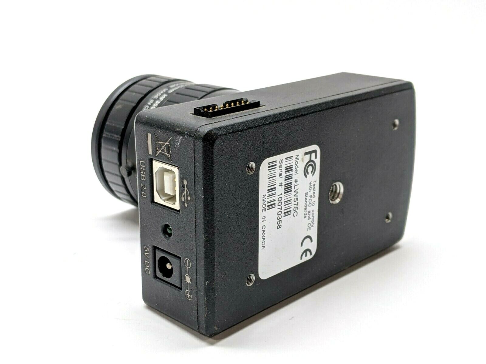 Lumenera LW575C Multi-Megapixel USB Camera w/ Fujinon HF35SA-1 Lens 1:1.4/35mm - Maverick Industrial Sales