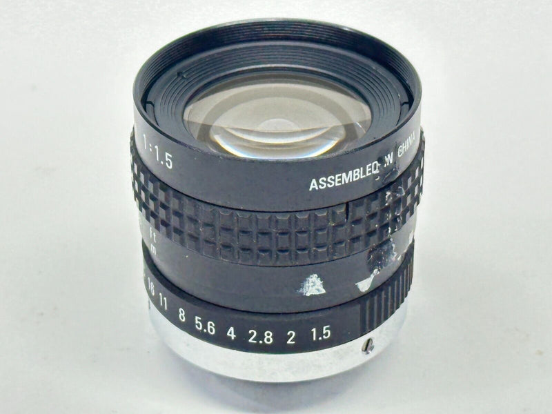 Pentax TV Lens 8.5mm 1:1.5 - Maverick Industrial Sales