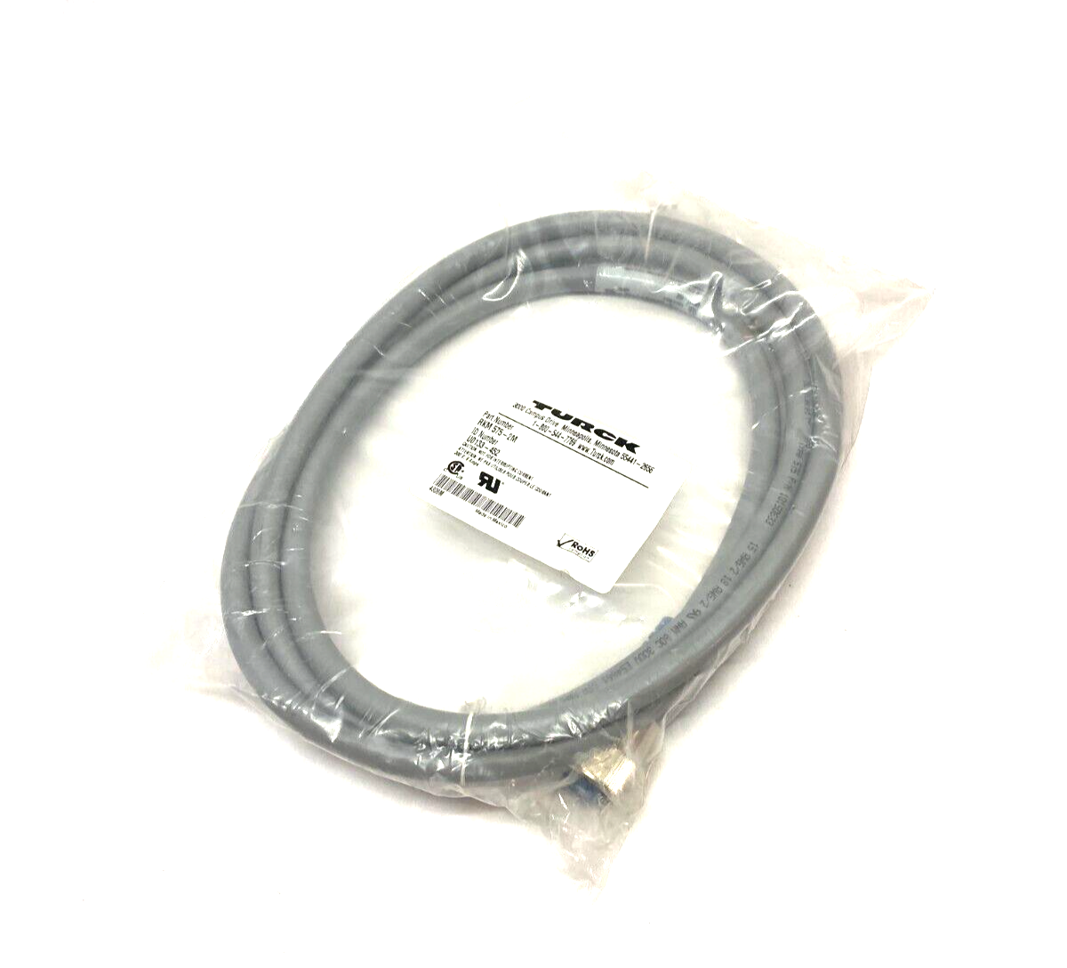 Turck RKM 575-2M DeviceNet Single Ended Cordset U0133-452 - Maverick Industrial Sales