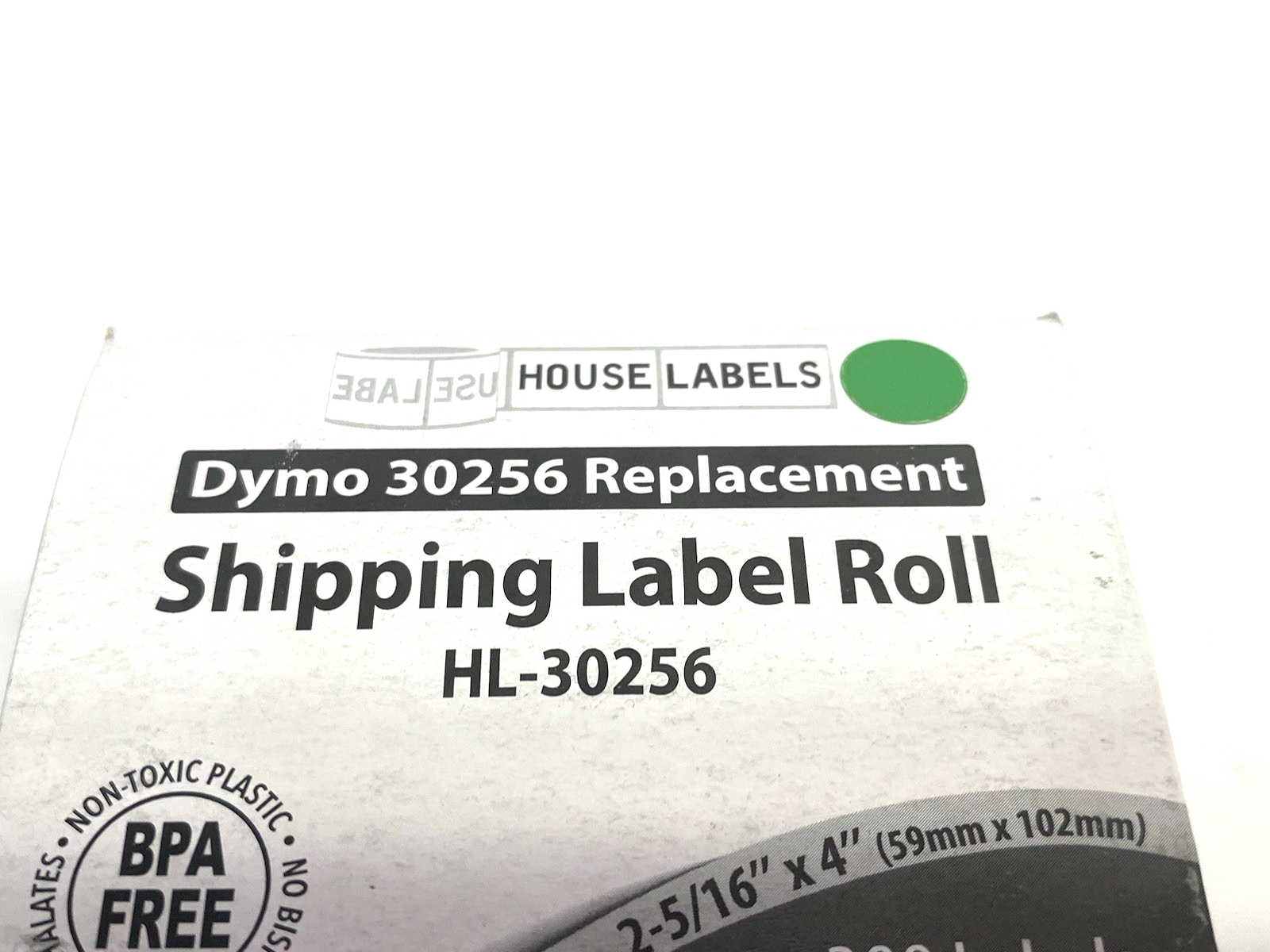 30256 | House Labels Dymo Replacement Label Roll Green 2-5/16" 300-LABELS - New - Maverick Industrial Sales