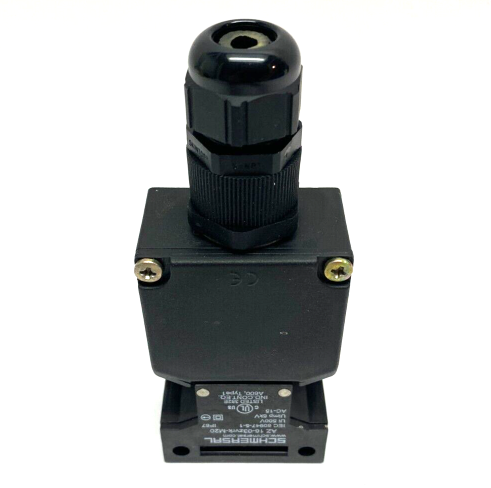 Schmersal AZ16-03zvrk-M20 Safety Interlock Switch Keyed Glass Fibre BOTTOM EXIT - Maverick Industrial Sales