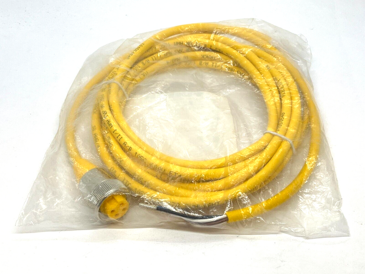 RKM 40-4M | Turck Minifast Connector Cordset 7/8"-16UN Female 4-Pin 4m U2045 - New - Maverick Industrial Sales