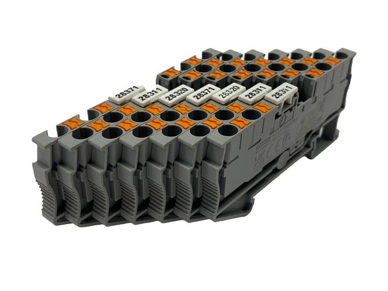 Phoenix Contact PT 2,5-QUATTRO Feed-Through Terminal Block Gray 3209578 LOT OF 7 - Maverick Industrial Sales