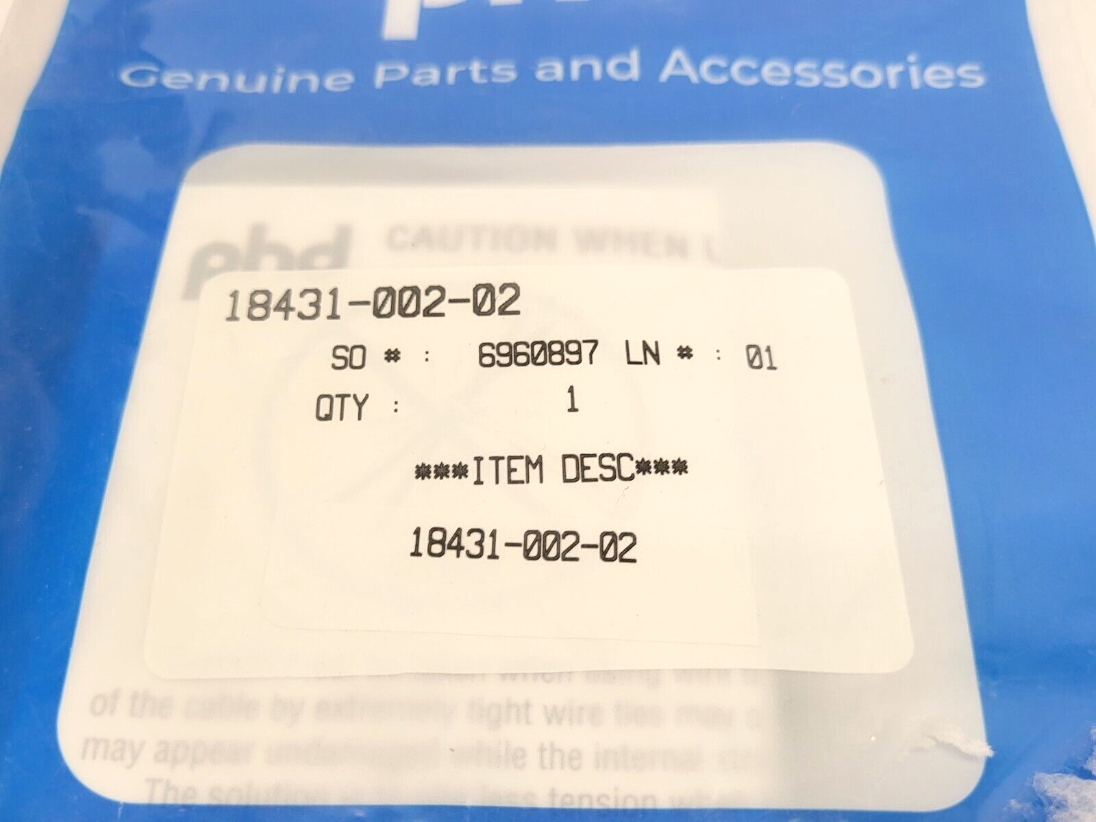 PHD 18431-002-02 Proximity Switch 2m - Maverick Industrial Sales