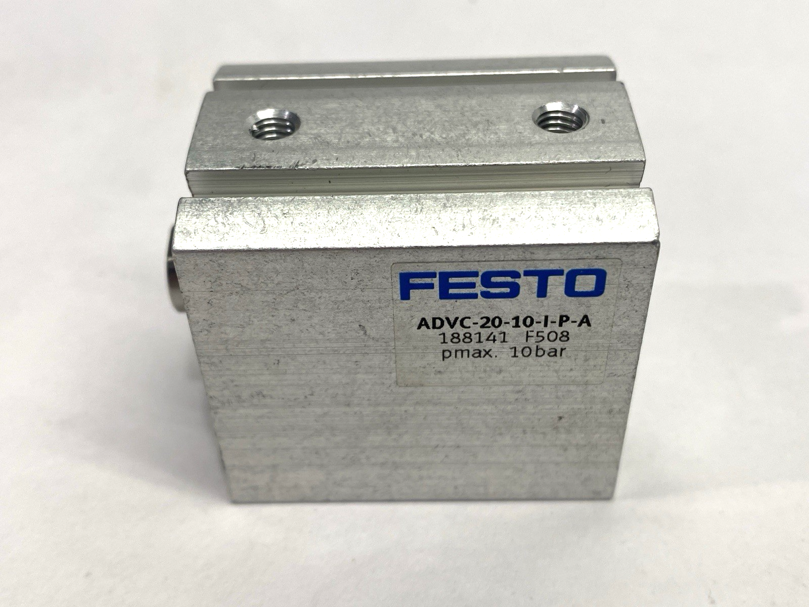 Festo ADVC-20-10-I-P-A Pneumatic Short Stroke Cylinder 10mm Stroke 188141 - Maverick Industrial Sales