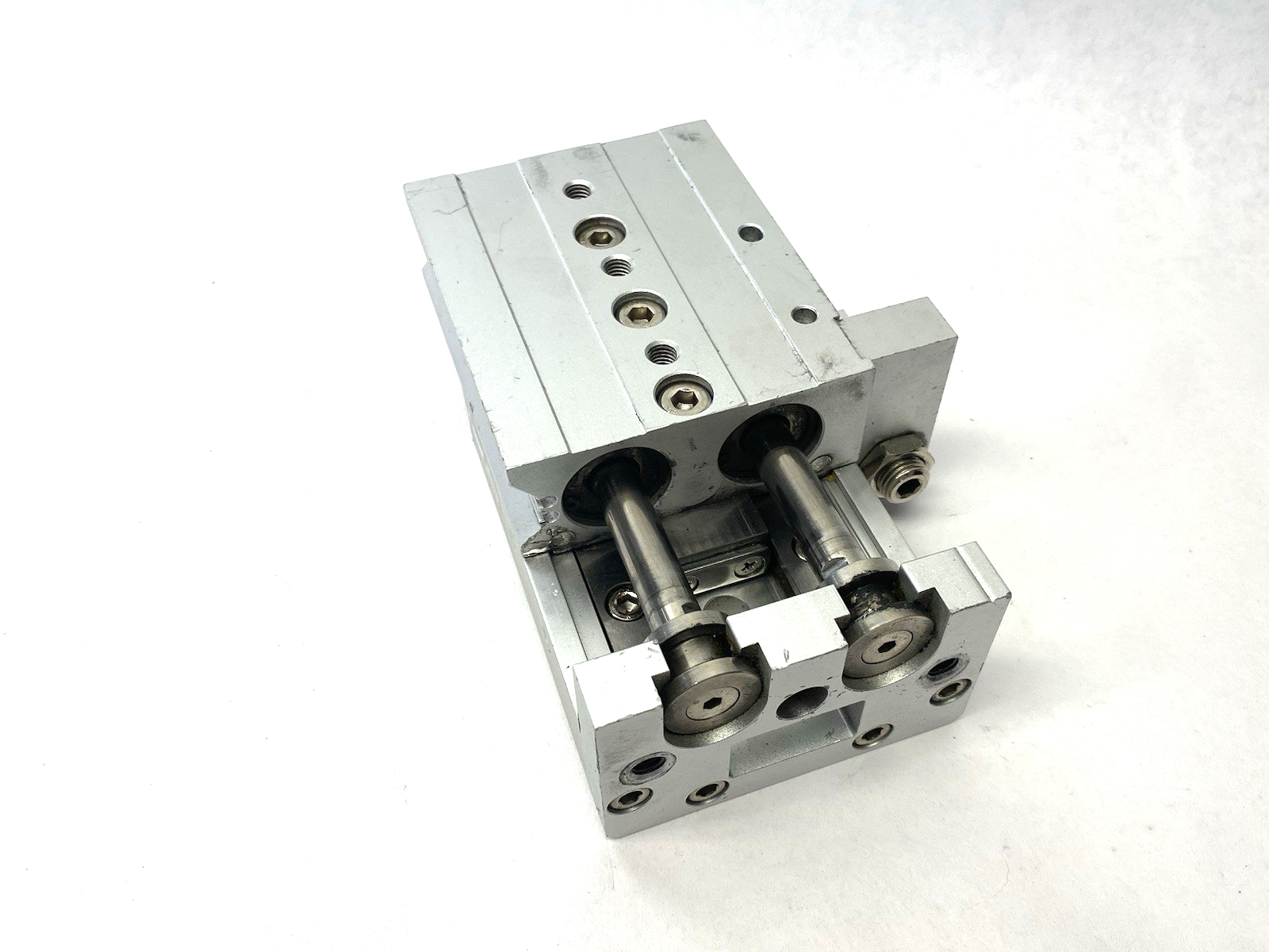 SMC MXS25-50 Double Acting Guided Cylinder Slide Table 25mm Bore 50mm Stroke - Maverick Industrial Sales