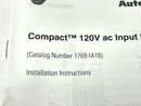 Allen Bradley 1769-IN006B-EN-P Installation Instruction Manual 1769-IA16 - Maverick Industrial Sales