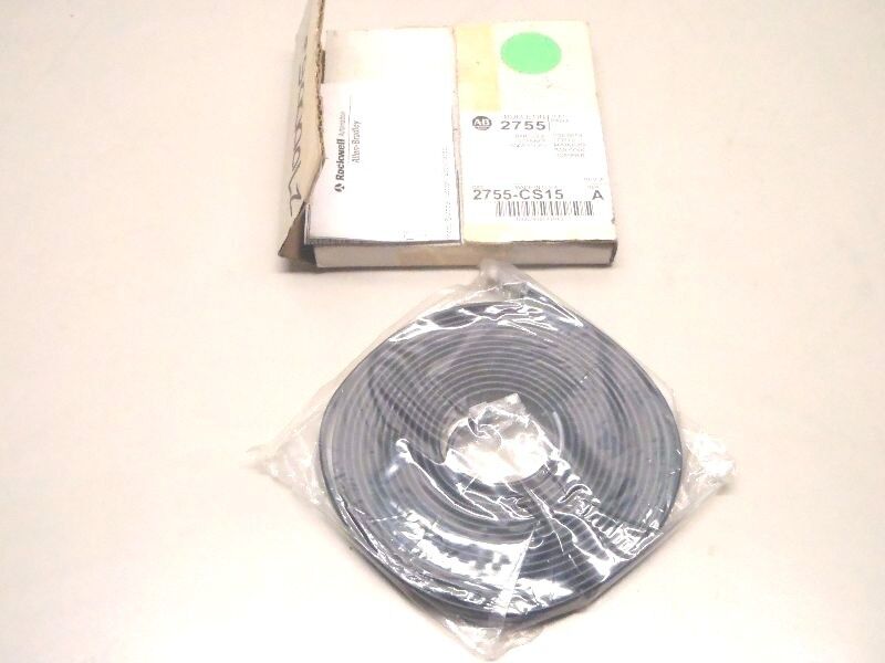 Allen Bradley 2755-CS15 Miniature Bar Code Scanner Cable 15' ft - Maverick Industrial Sales
