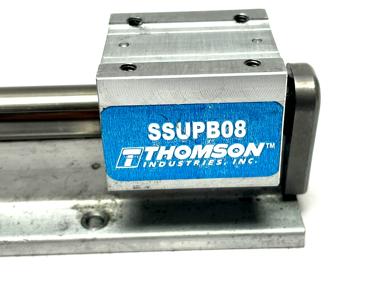SSUPBO8 | Thomson Ball Bearing Pillow Block w/ Rail - Used - Maverick Industrial Sales