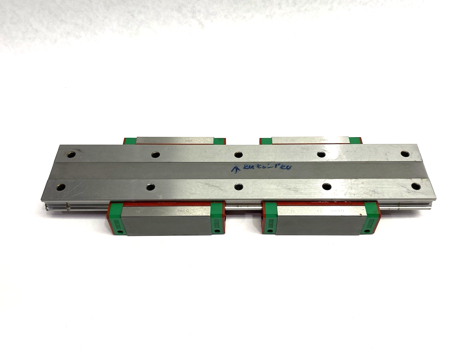 | Hiwin WEH-35-CA-2T350-Z0-C Linear Guideway Block and Rail, 2-Block, 350mm Rail - Used - Maverick Industrial Sales