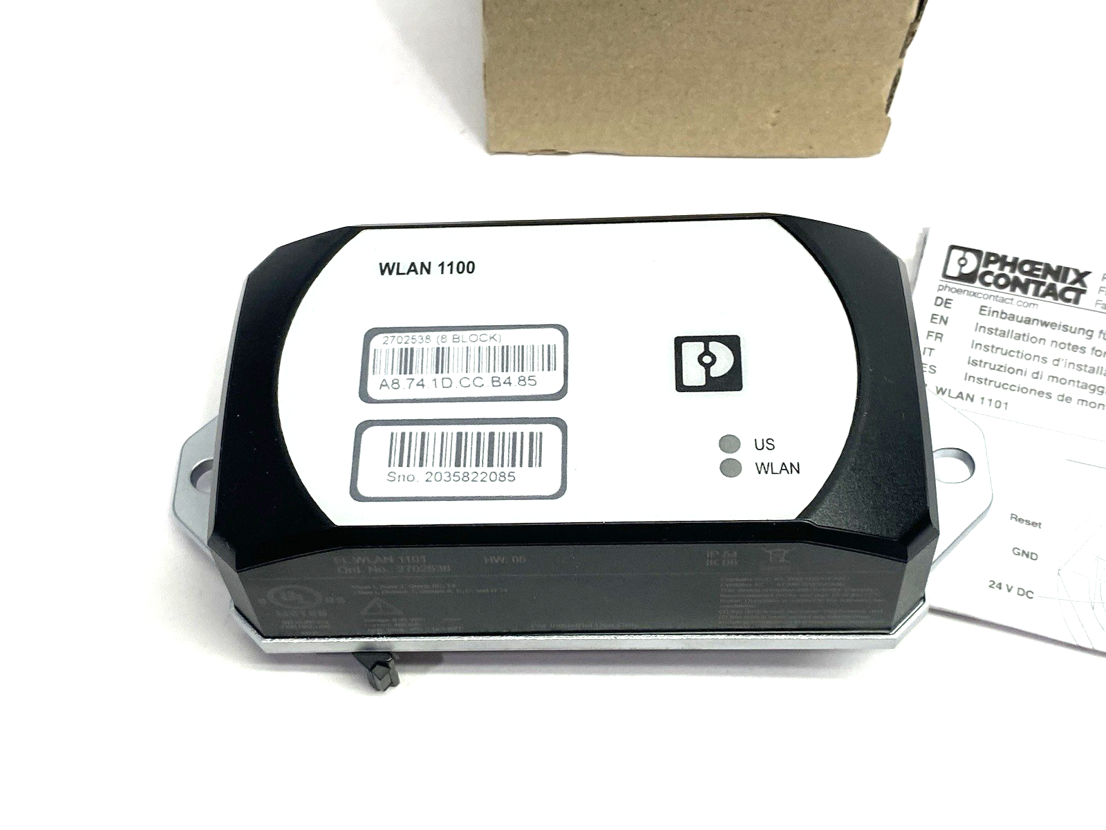 Phoenix Contact FL WLAN 1101 Wireless Access Point Module, Through-Panel 2702538 - Maverick Industrial Sales