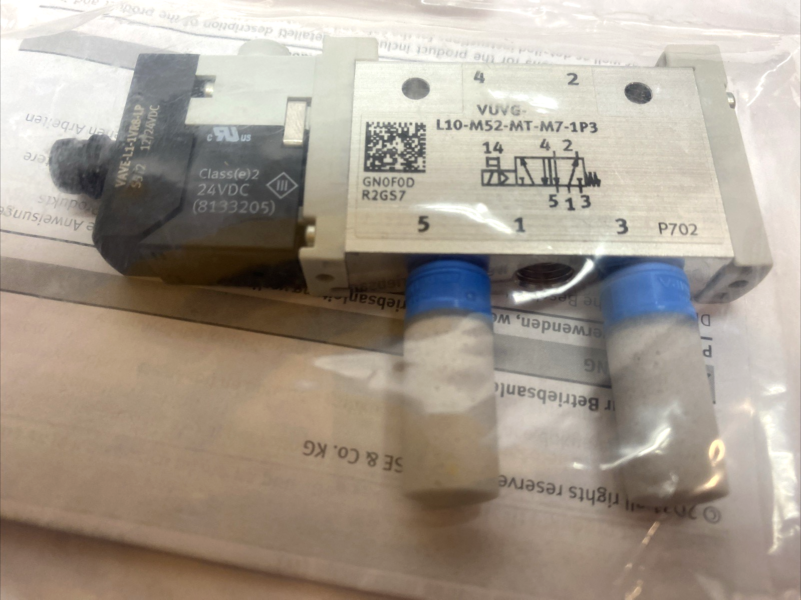 Festo VUVG-L10-M52-MT-M7-U-1R8L Solenoid Valve 564212 - Maverick Industrial Sales