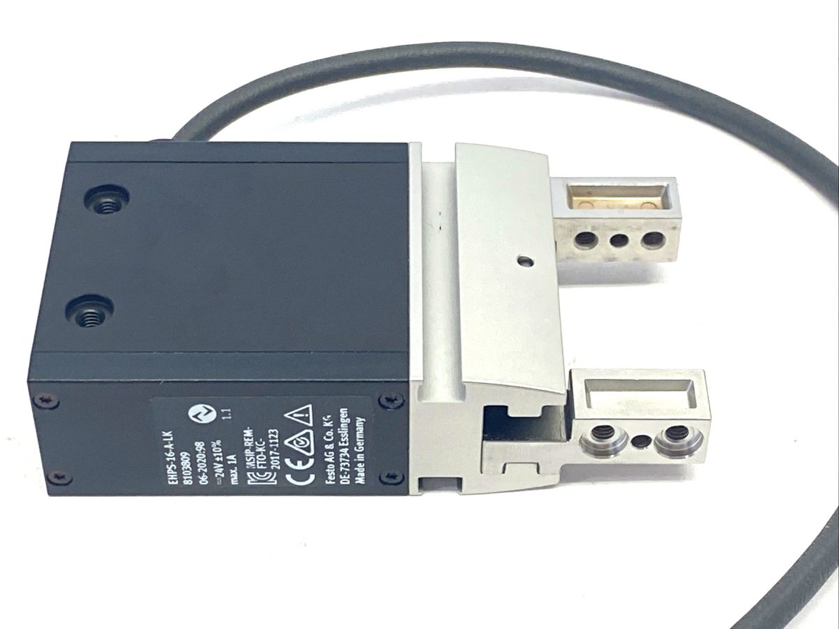 Festo EHPS-16-A-LK Parallel Gripper 10mm Stroke Per Jaw, 5-Pin Cable 8103809 - Maverick Industrial Sales