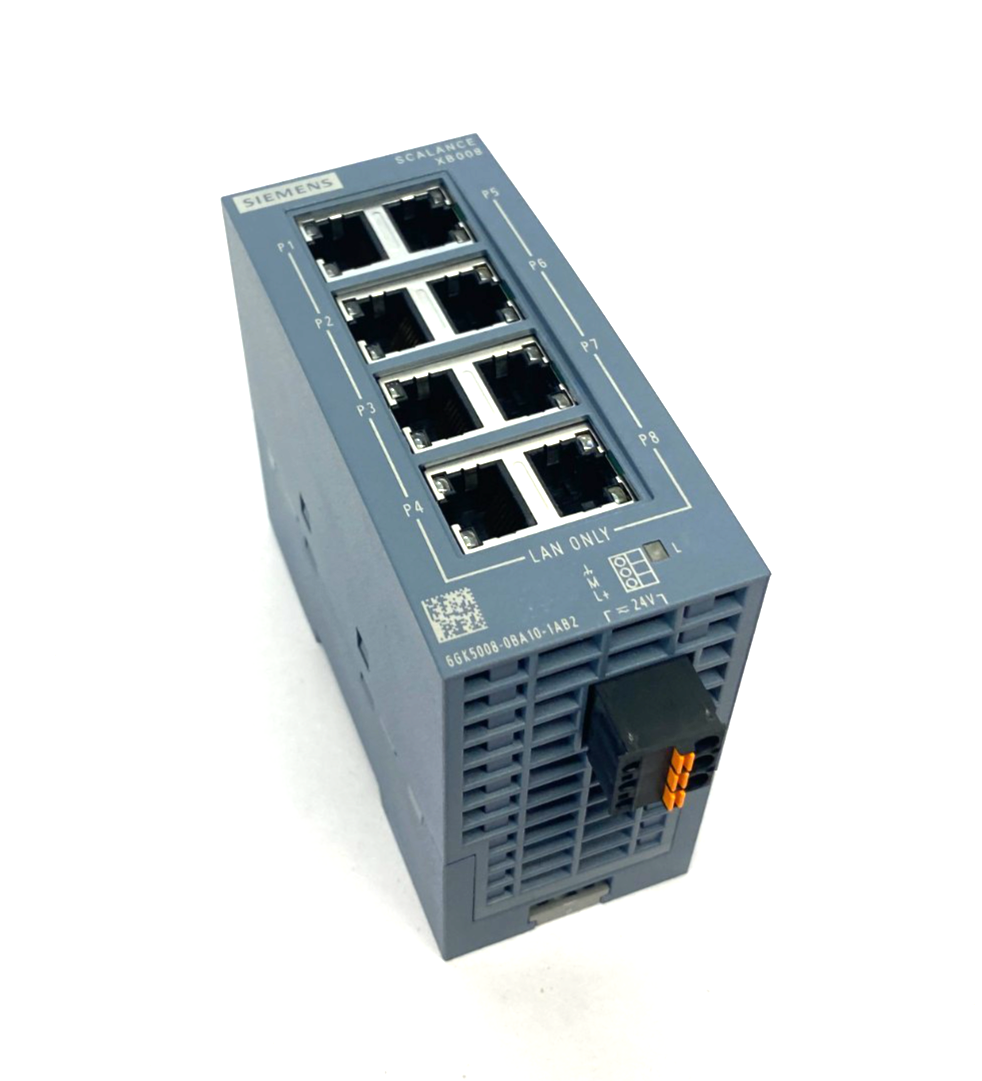 Siemens 6GK5008-0BA10-1AB2 SCALANCE XB008 Industrial Ethernet Switch 8-Port - Maverick Industrial Sales