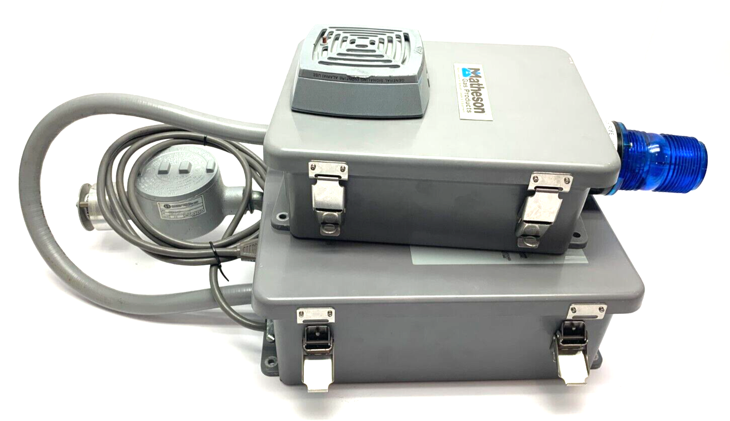 Matheson Gas SP202 & 9928SP Channel Gas Monitoring Alarm Controller SM95-0 - Maverick Industrial Sales