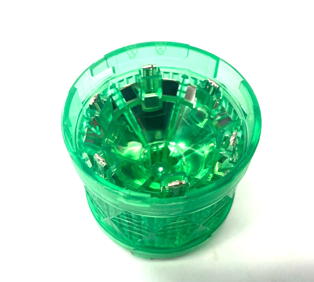 Schneider Electric XVUC23 Harmony Stack Light Element Green, 24VAC/DC - Used - Maverick Industrial Sales