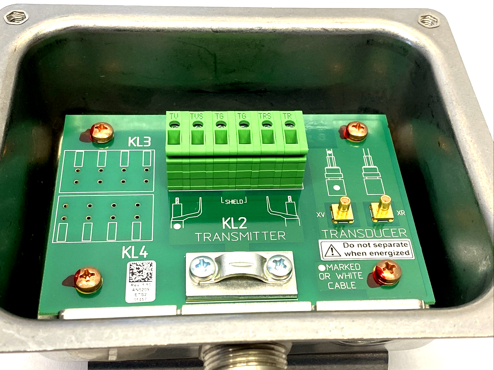 Flexim JB02 Ultrasonic Transmitter/Transducer Junction Box SS304 - Maverick Industrial Sales
