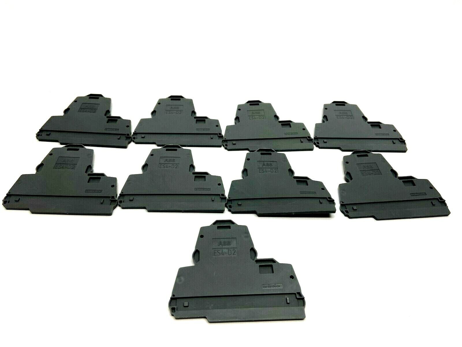 ABB 1SNK505960R0000 Terminal Block End Plate Gray LOT OF 29 - Maverick Industrial Sales