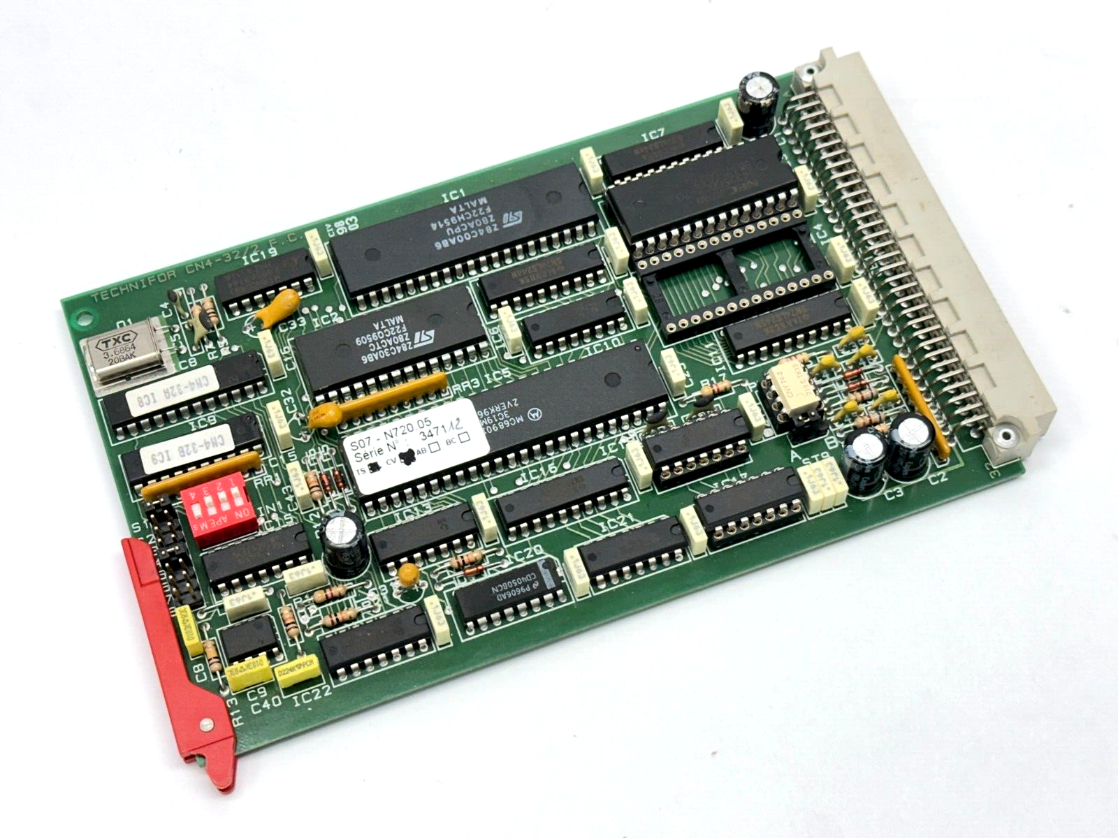 Technifor CN4-32/2 F.C. Memory Control PC Board S07 - N720.05 TS CV MISSING CHIP - Maverick Industrial Sales