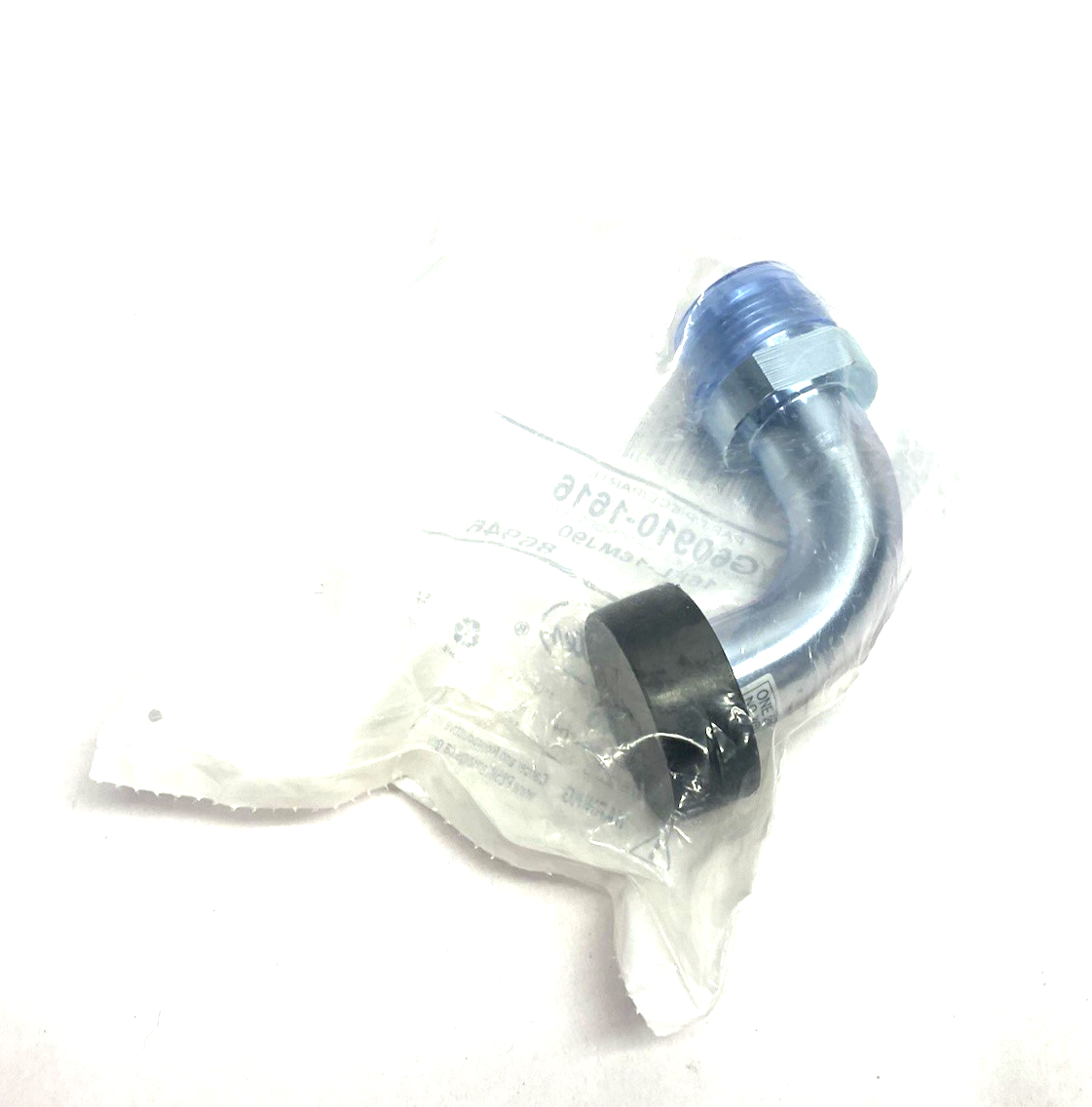 Gates G60910-1616 One-Piece Hydraulic Angle Adapter Fitting 16FL-16MJ90 - Maverick Industrial Sales