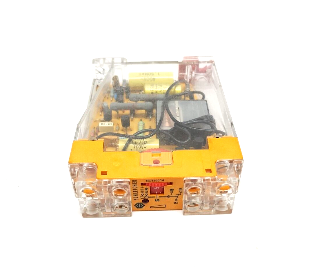 Schleicher KZT 110 Time Relay 220V 500W 6A 0.5s - 10s - Maverick Industrial Sales