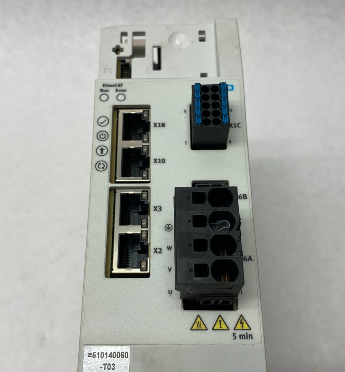 Festo CMMT-AS-C5-11A-P3-EC-S1 Servo Drive, Free Conv. Vertical Mount 5340823 - Maverick Industrial Sales