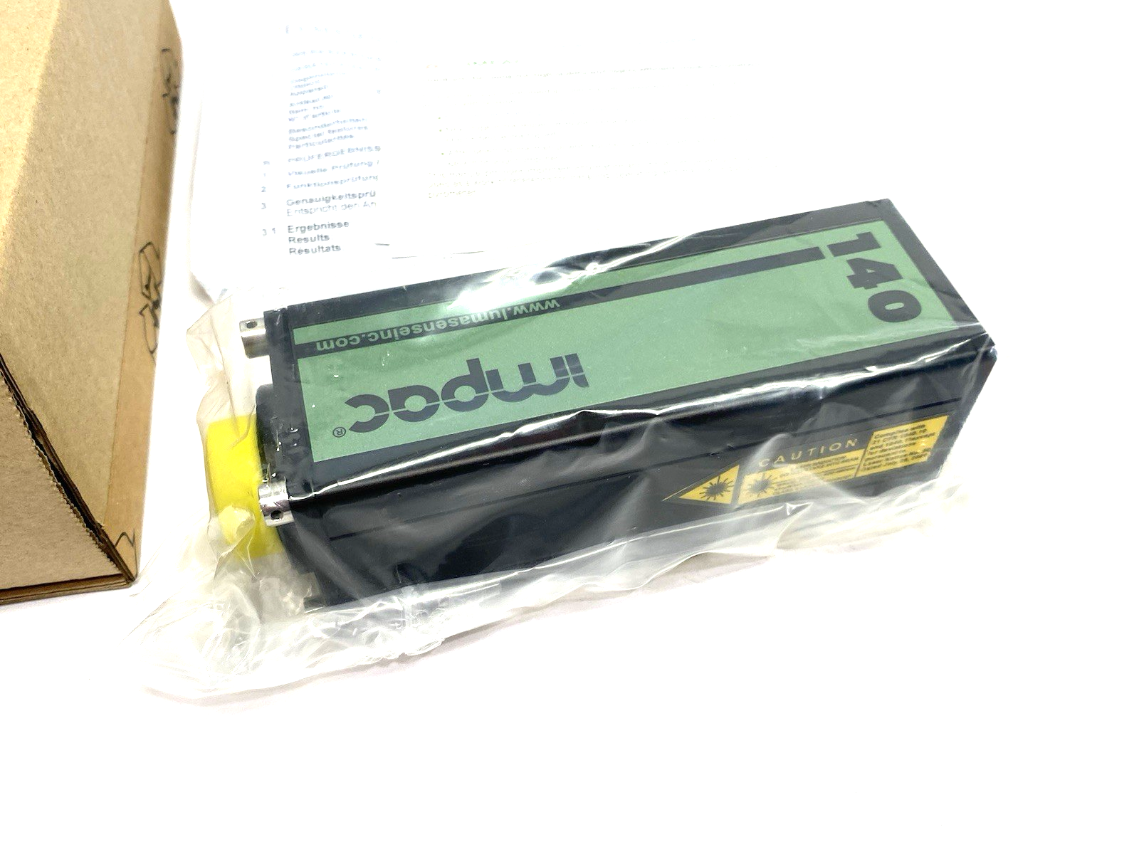 3875300 | LumaSense IMPAC IGA 140 Digital Pyrometer 300 to 1300°C Non-Contact - New – Open box - Maverick Industrial Sales