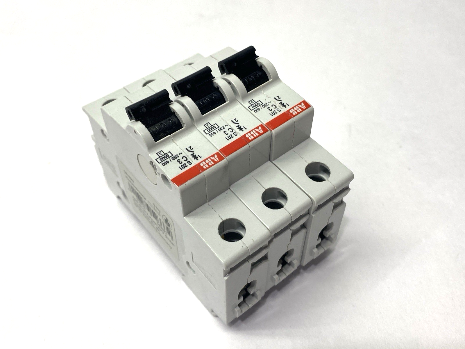 ABB S201-C3 Miniature Circuit Breaker 1-Pole 3A LOT OF 3 - Maverick Industrial Sales