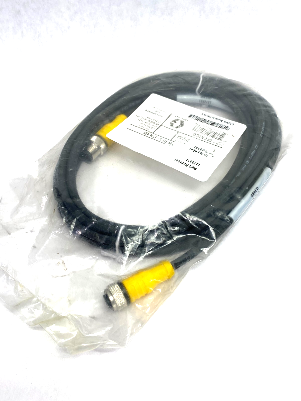 Graco L17Z431 Double Ended Cordset 8-Pin Male to 5-Pin Female U2-33641 - Maverick Industrial Sales
