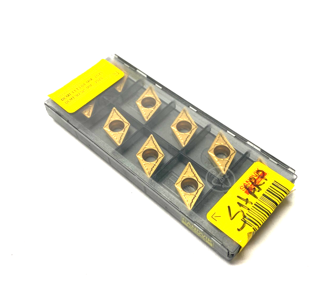 DCMT 11 T3 04-MM 2025 | Sandvik CoroTurn 107 Insert for Turning 5730942 PKG OF 10 - New – Open box - Maverick Industrial Sales