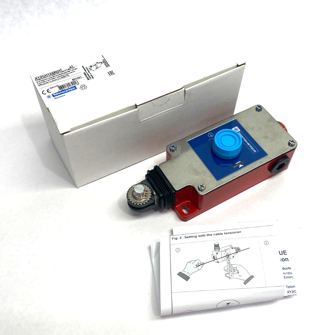 Telemecanique XY2CH13290H7 Latching Emergency Stop Trip Wire Switch 907401 - Maverick Industrial Sales