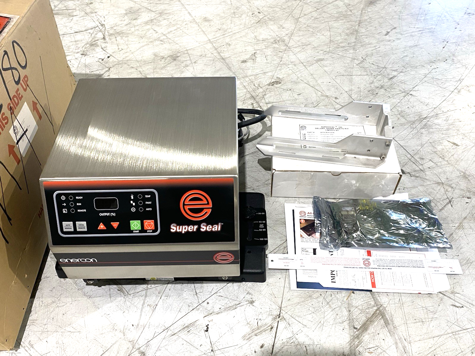 Enercon LM5022-222 Super Seal™ 100 Induction Cap Sealer, w/ Spare Parts Kit - Maverick Industrial Sales