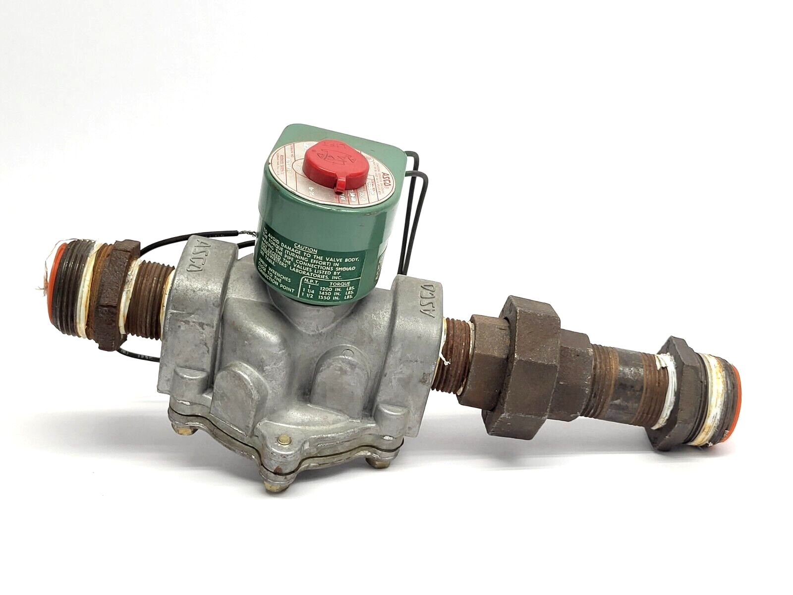 ASCO Red-Hat Air 8215A53 Solenoid Valve 1-1/4" NPT 120V 15.4W 60Hz - Maverick Industrial Sales