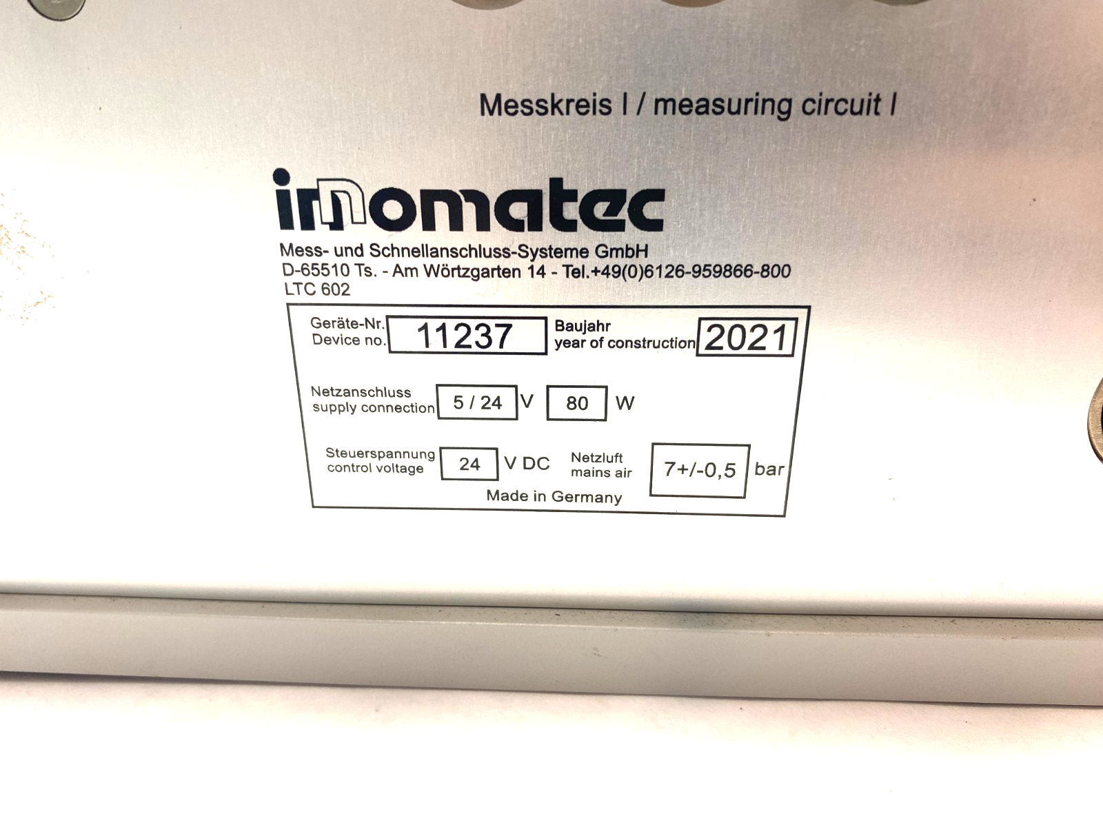 Innomatec LTC-602 Configurable Leak Measurement Test Computer - Maverick Industrial Sales
