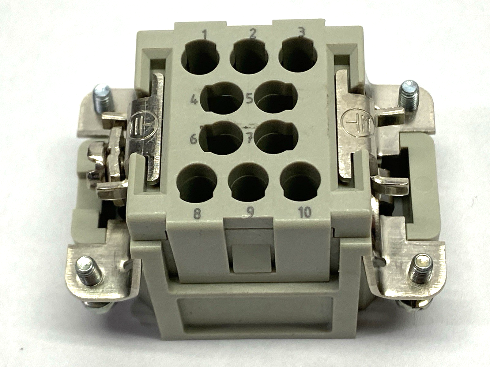 Harting 09320103001 Insert Male Crimp Han 10 EE-M 600V - Maverick Industrial Sales