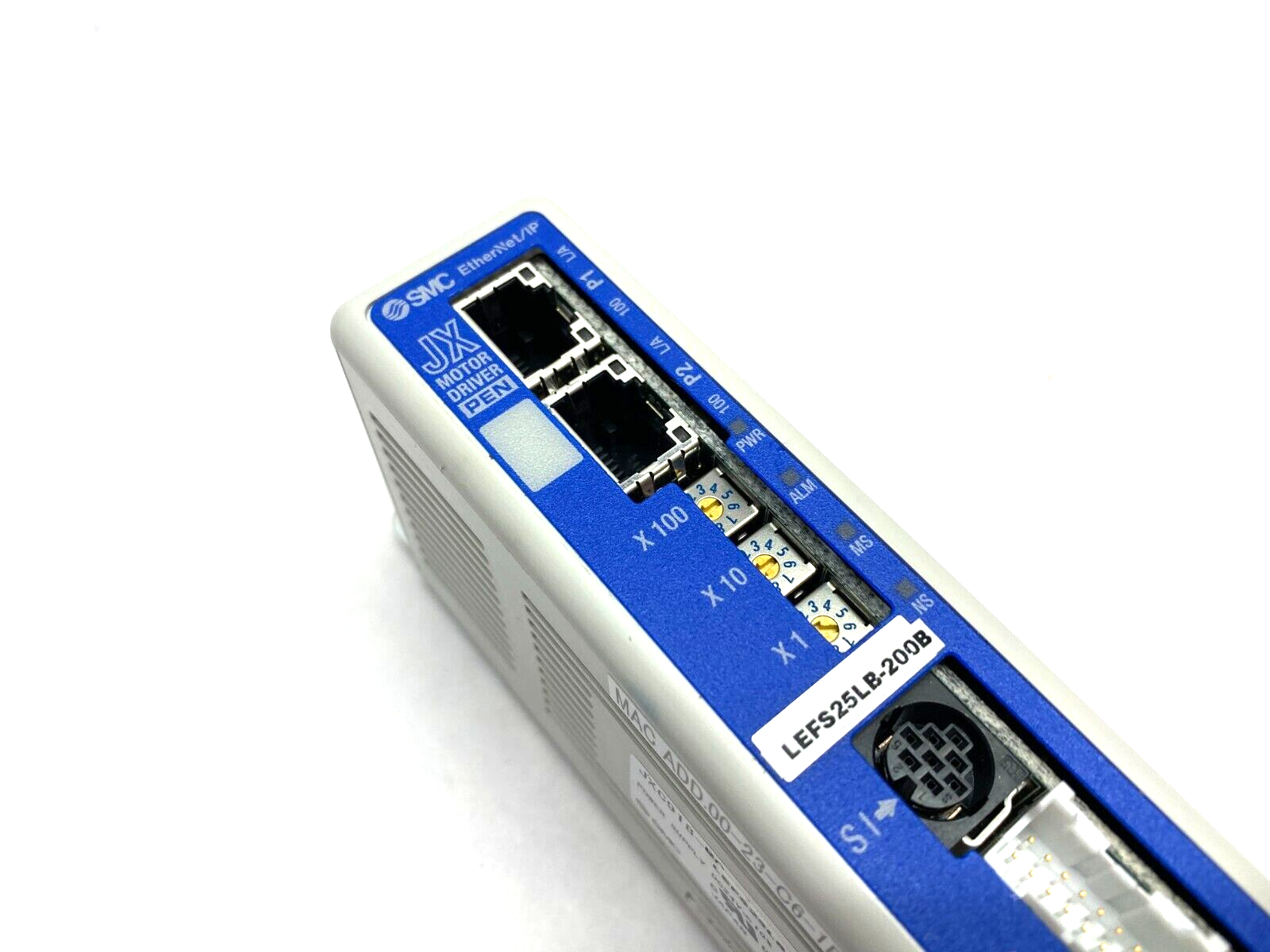 SMC JXC918-BCLEFS25LB-200B EtherNet/IP Electric Actuator Power Controller 24VDC - Maverick Industrial Sales