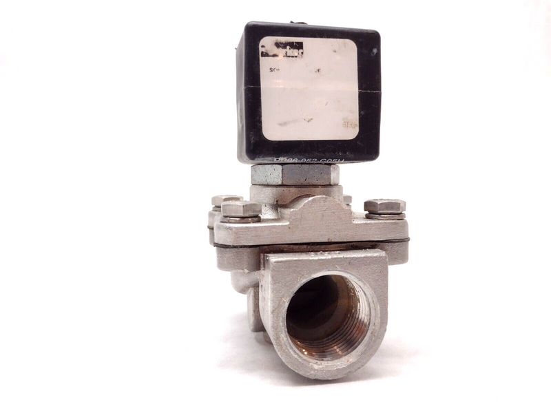 Parker 12F23O6148ACF 3/4" Gold Ring N.O. Pilot Operated Solenoid Valve Stainless - Maverick Industrial Sales