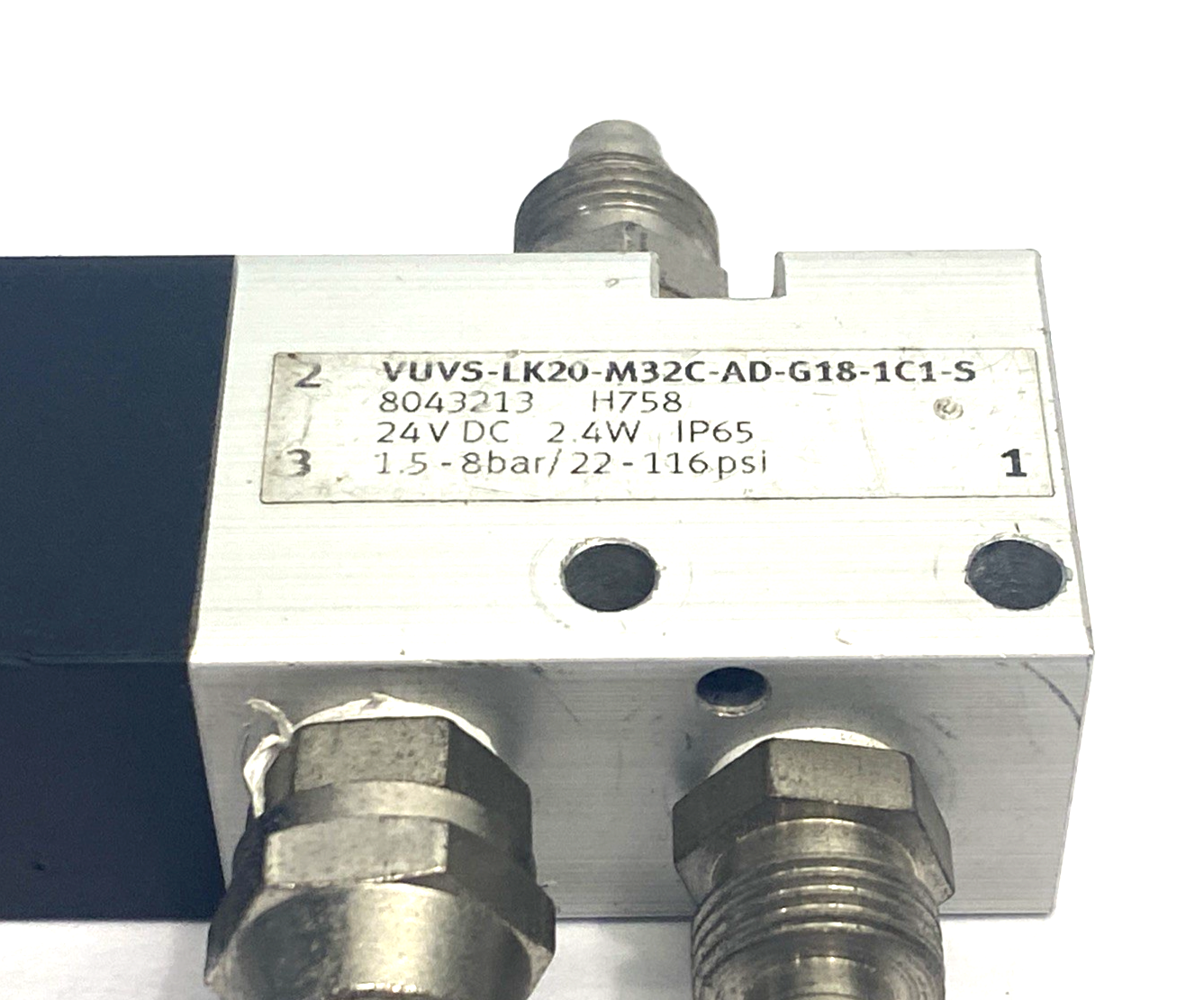 Festo VUVS-LK20-M32C-AD-G18-1C1-S Solenoid Valve 8043213 - Maverick Industrial Sales