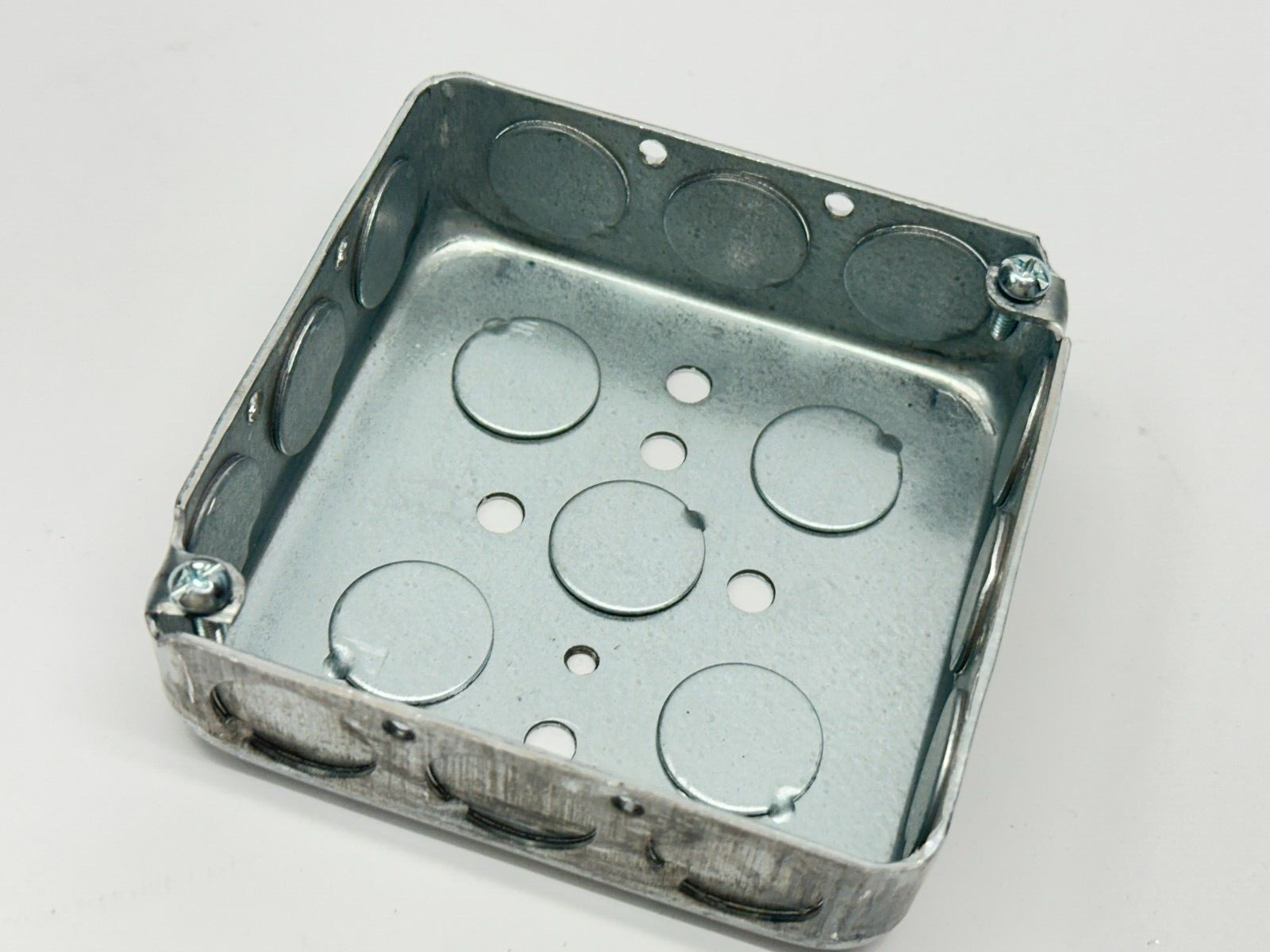 Eaton TP408 Crouse-Hinds 4" Square Outlet Box 1-1/4" Deep 665190 LOT OF 2 - Maverick Industrial Sales