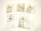 Siemon MX-FP-S-04-20 Max Single Gang Faceplate 4-Port Ivory LOT OF 5