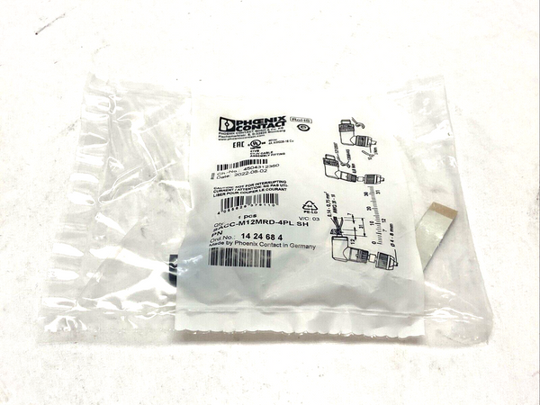 Phoenix Contact SACC-M12MRD-4PL SH PN Connector PROFINET CAT5 1424684 - Maverick Industrial Sales