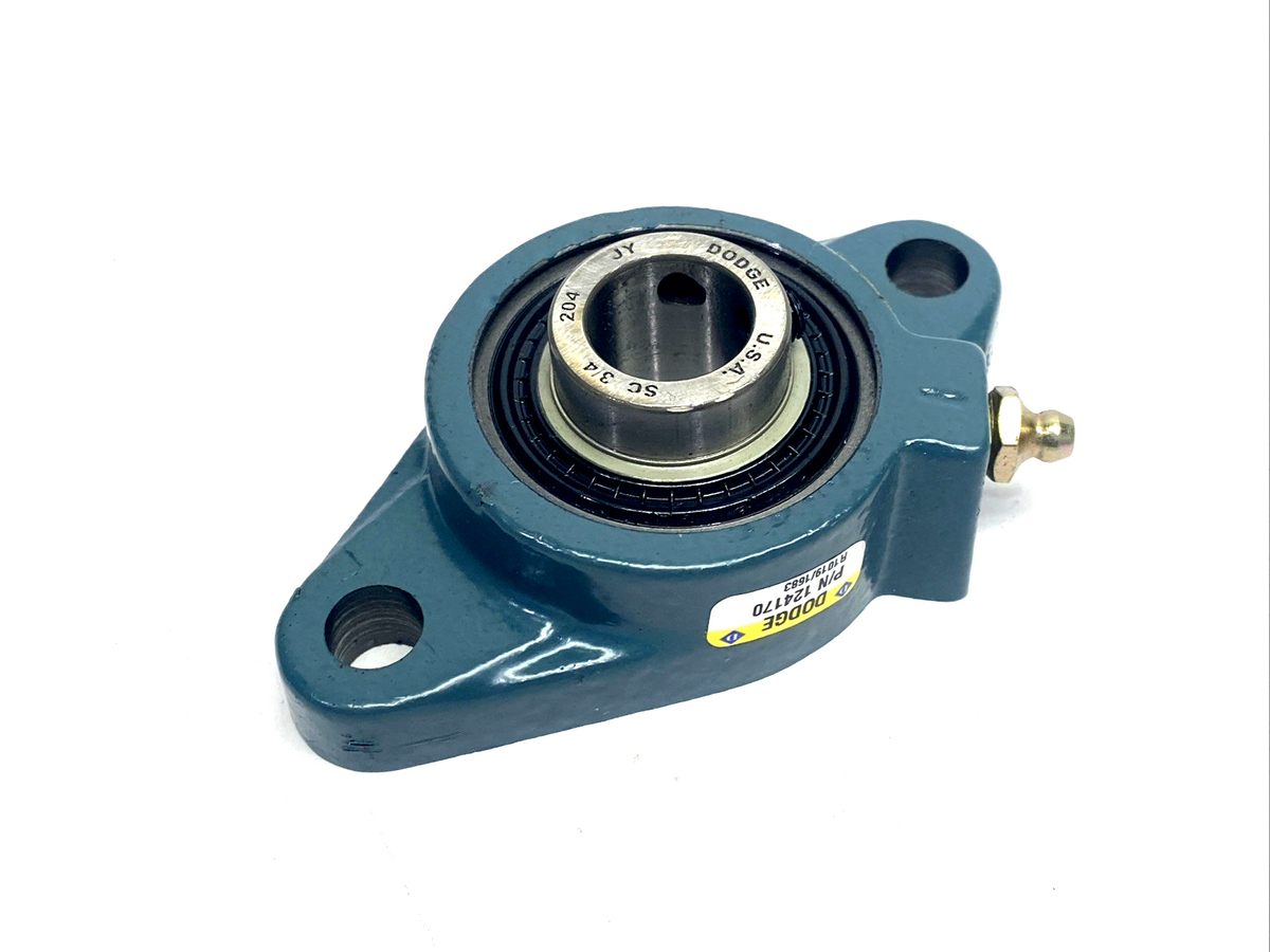 124170 | Dodge Flange Mount Ball Bearing Unit 3/4" Bore 2-Bolt F2B-SC-012 - New – Open box - Maverick Industrial Sales