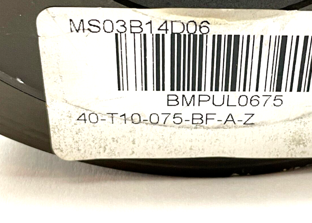 40-T10-075-BF-A-Z Toothed Pulley - Maverick Industrial Sales