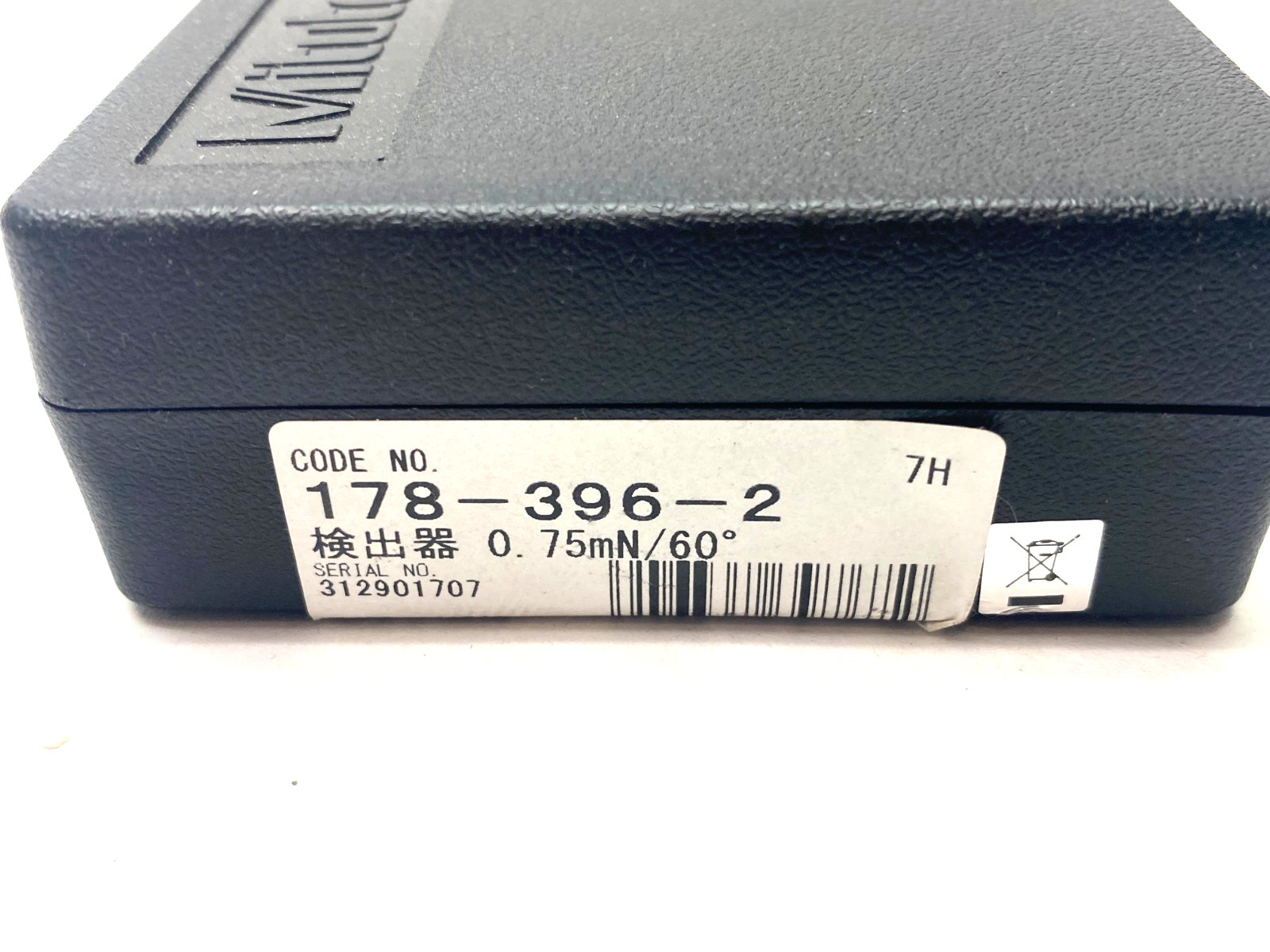 Mitutoyo 178-396-2 Roughness Detector Gage 0.75mN/60 CASE ONLY, NO GAGE - Maverick Industrial Sales