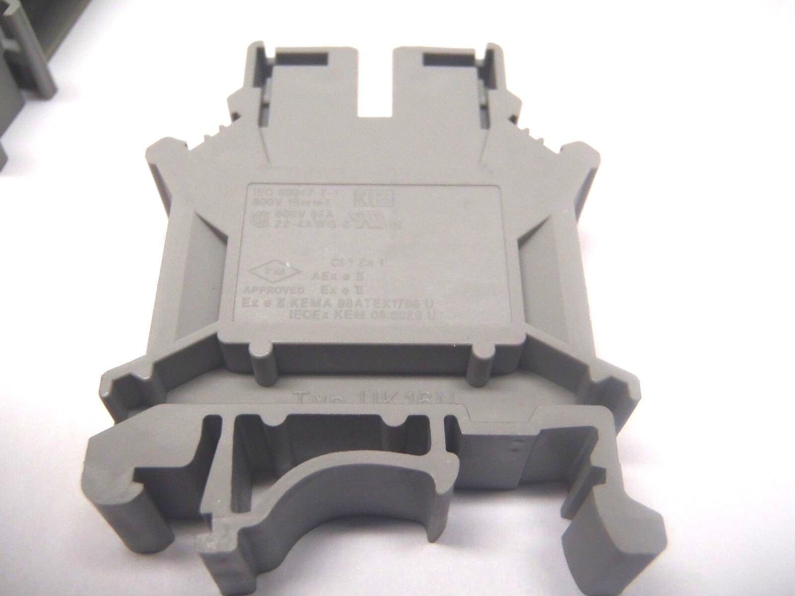 Phoenix Contact UK16N Screw Contact Terminal Block 800V LOT OF 10 - Maverick Industrial Sales