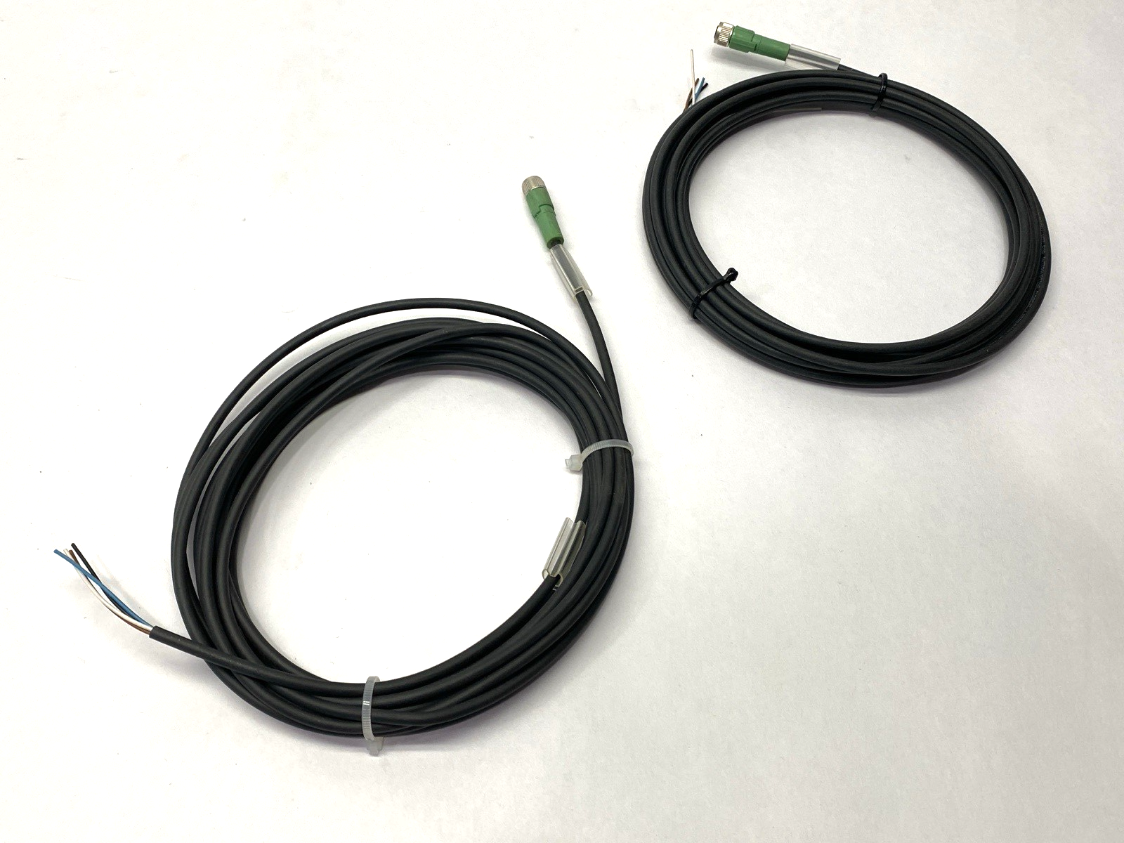 Phoenix Contact SAC-4P- 5,0-PUR/M 8FS Double-Ended Cordset M8 1681868 LOT OF 2 - Maverick Industrial Sales