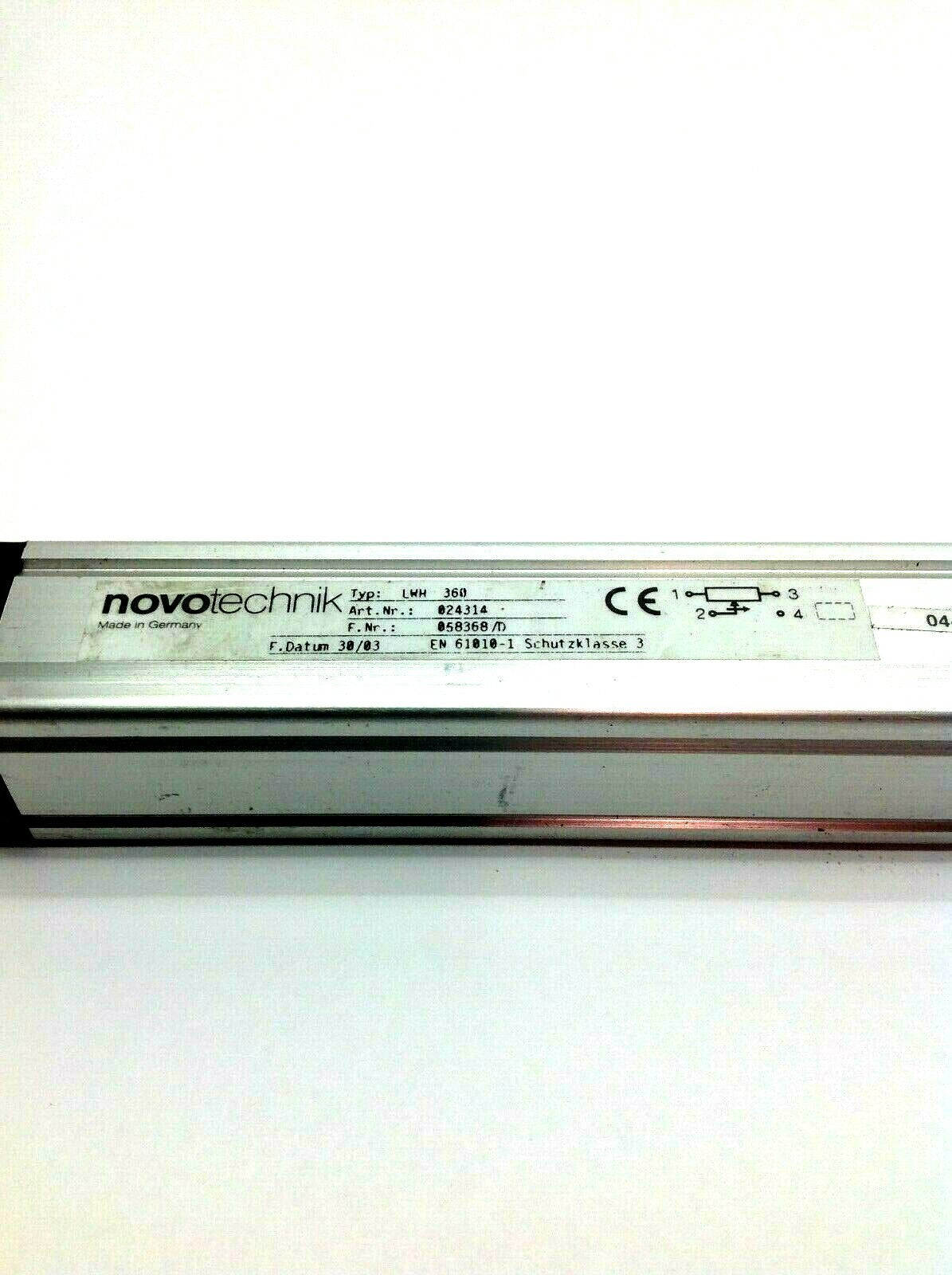 Novotechnik LHW 360 024314 Position Transducer 360mm Range - Maverick Industrial Sales