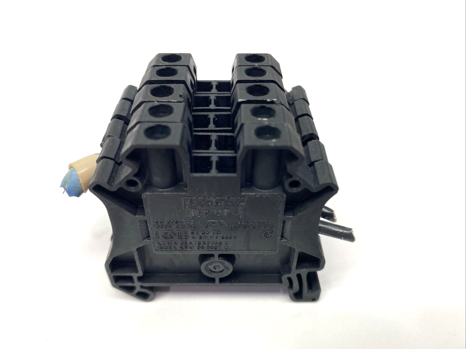 Phoenix Contact UT 4 Black Feed-Through Terminal Block 3044102 LOT OF 5 - Maverick Industrial Sales